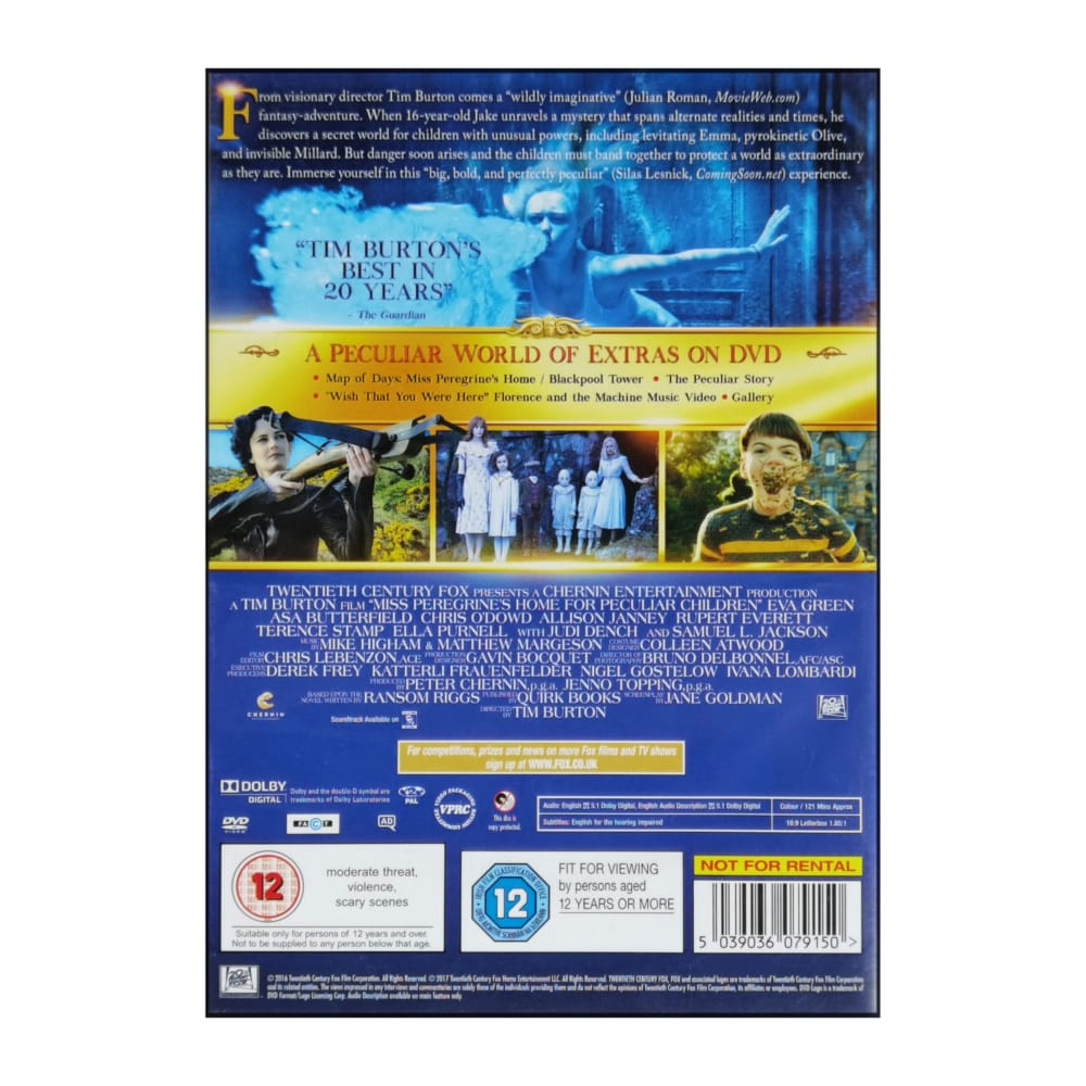 Miss Peregrine'S Home For Peculiar Children