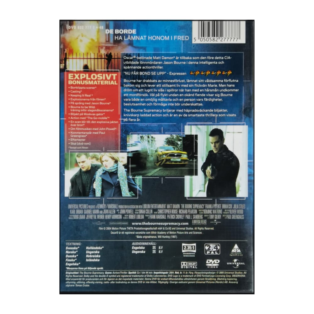 Jason Bourne: The Bourne Supremacy