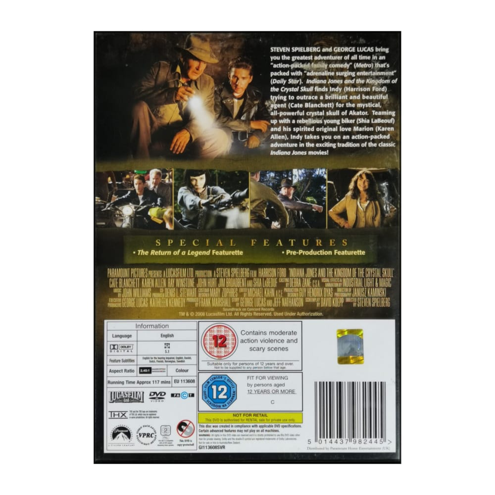Indiana Jones And The Kingdom Of The Crystal Skull