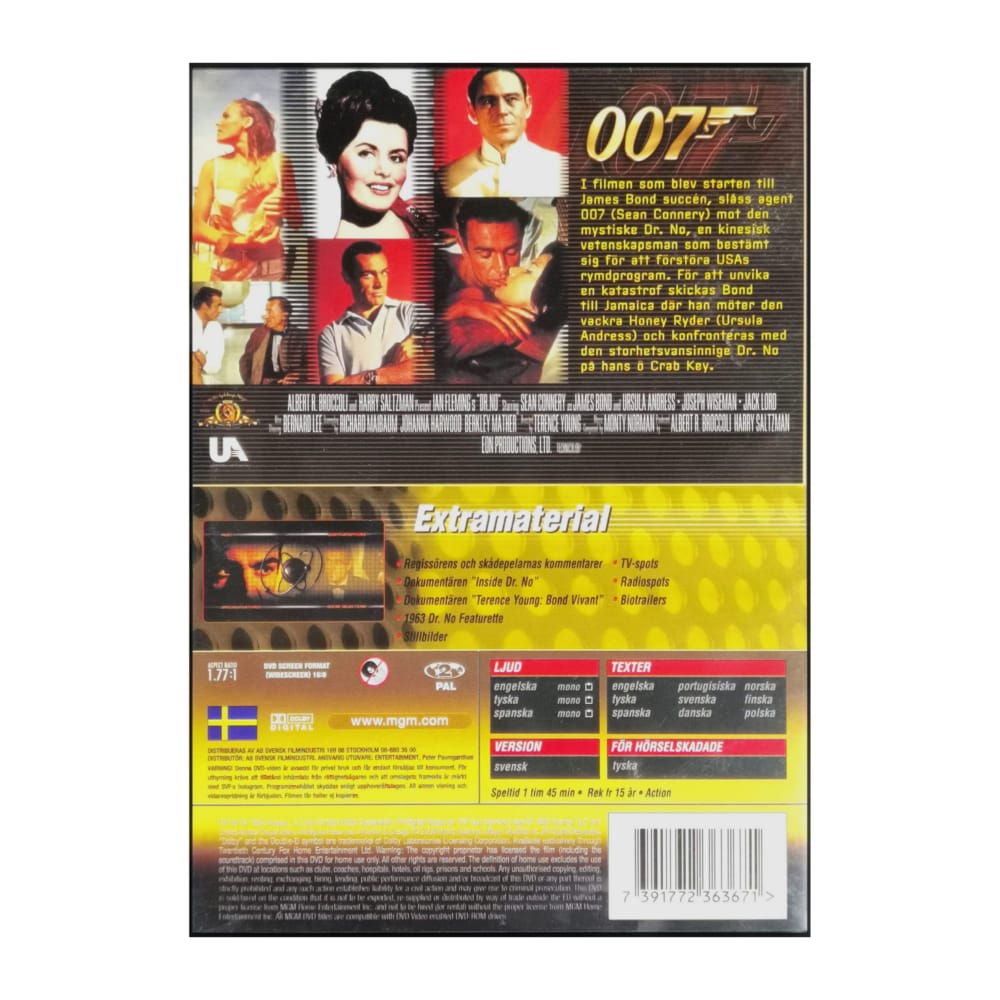 James Bond Dr. No | Agent 007 Med Rätt Att Döda