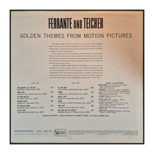 Ferrante And Teicher: Golden Themes From Motion Pictures