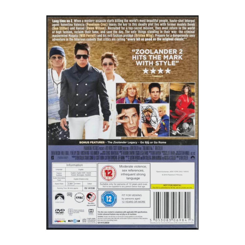 Zoolander 2