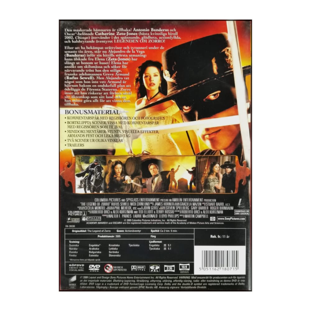 Zorro: Legenden Om Zorro