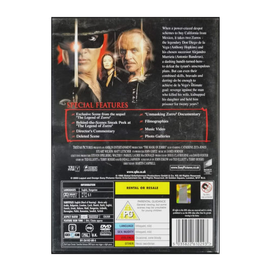 Zorro: The Mask Of Zorro