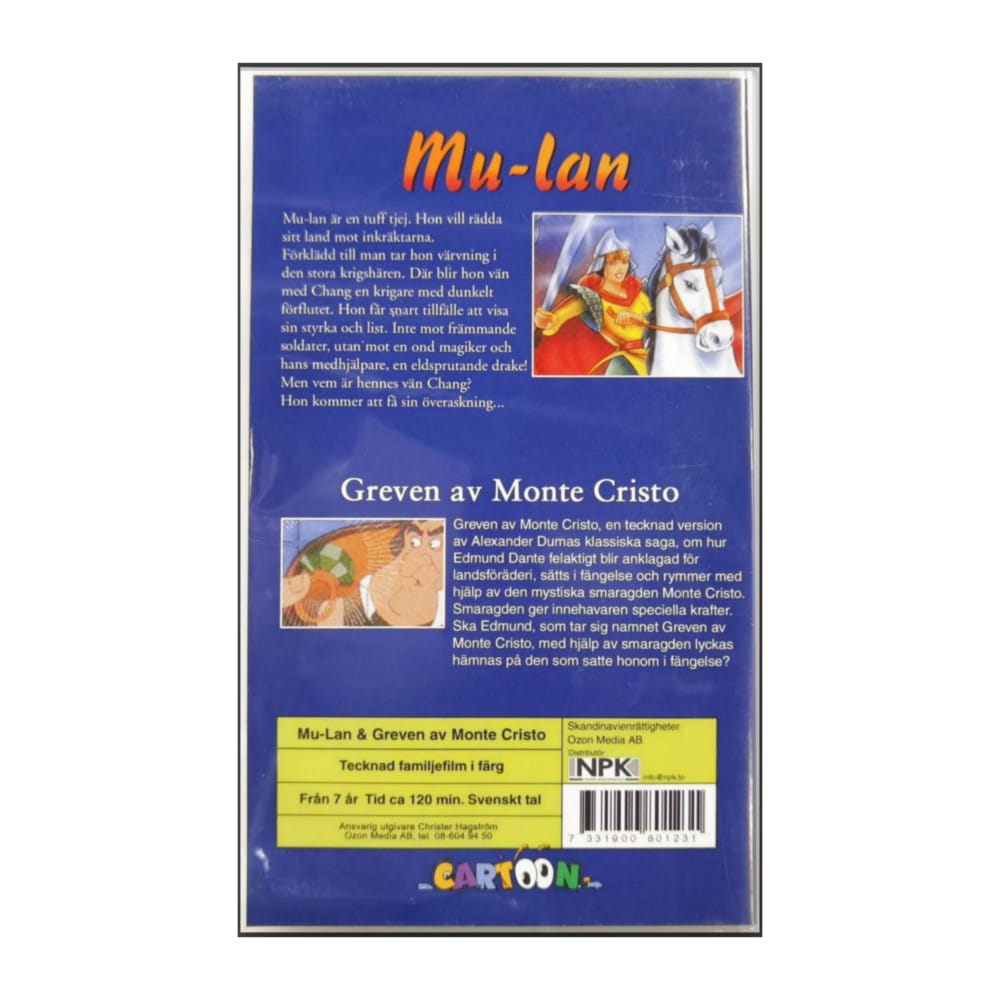 Greven Av Monte Cristo + Mulan