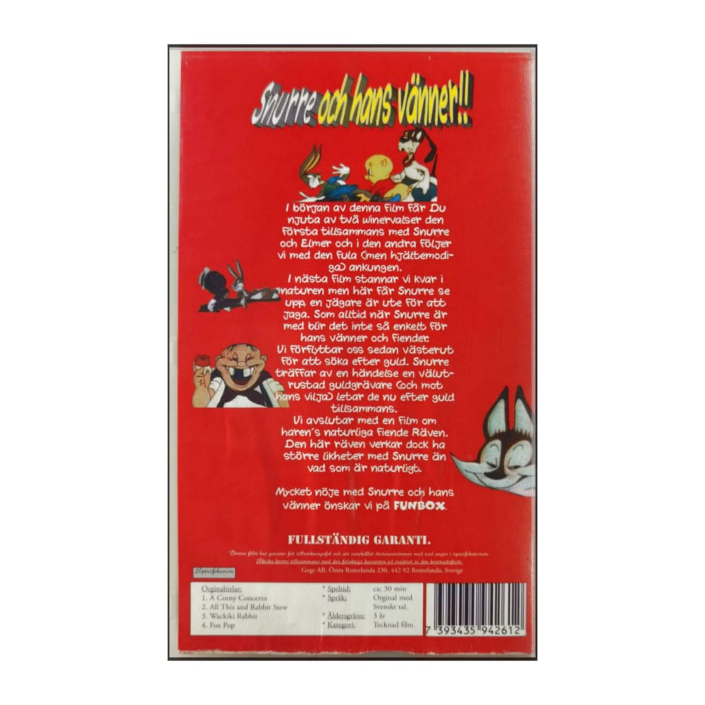 Bugs Bunny - Snurre Och Hans Vänner -