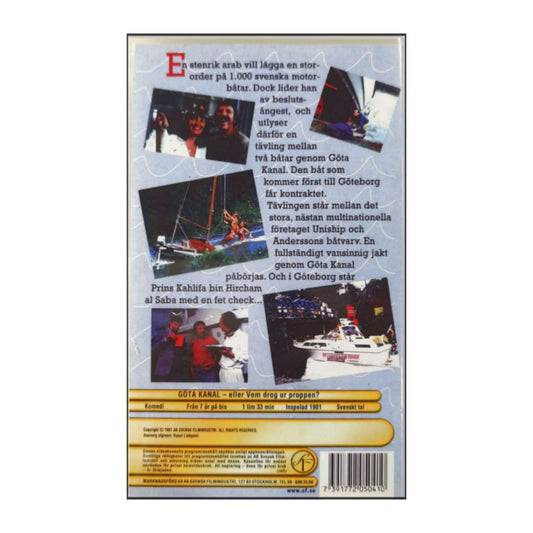 Göta Kanal Eller Vem Drog Ur Proppen?