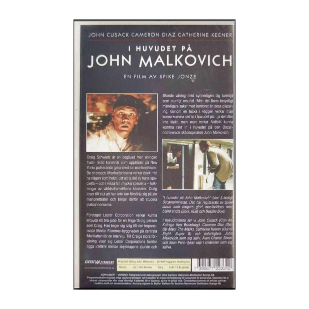 Being John Malkovich | I Huvudet På John Malkovich