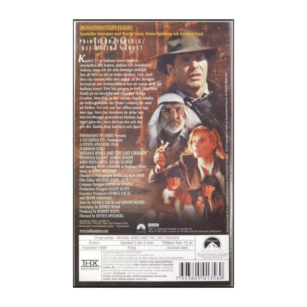 Indiana Jones Och Det Sista Korståget