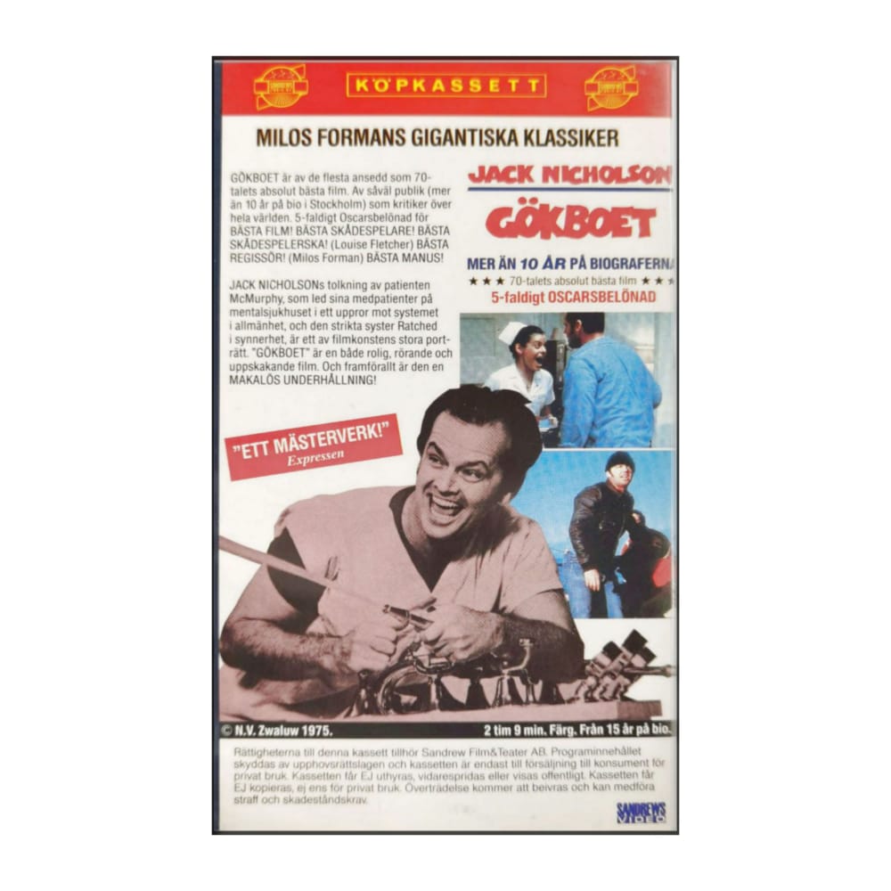 One Flew Over The Cuckoo'S Nest | Gökboet