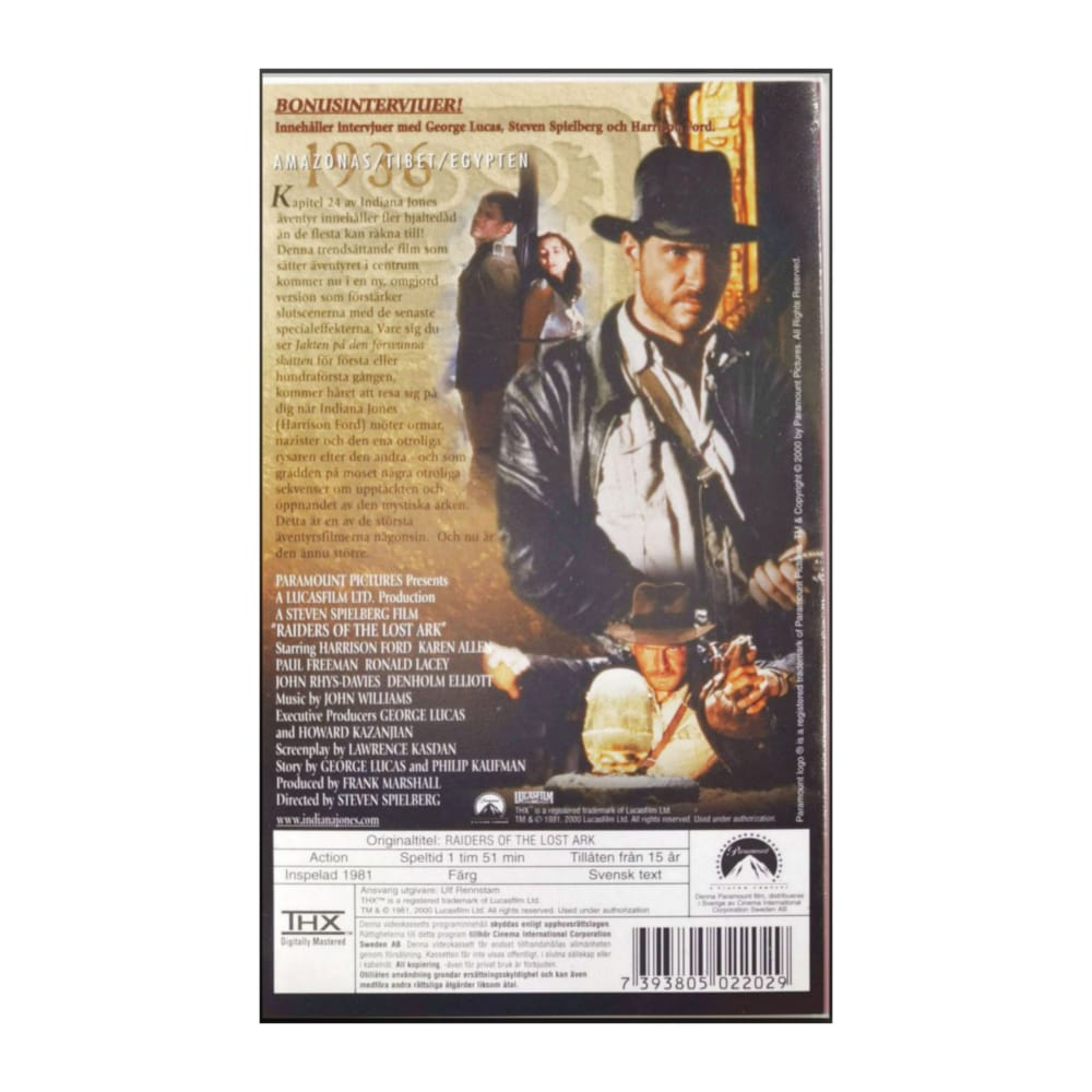 Indiana Jones | Och Jakten På Den Försvunna Skatten