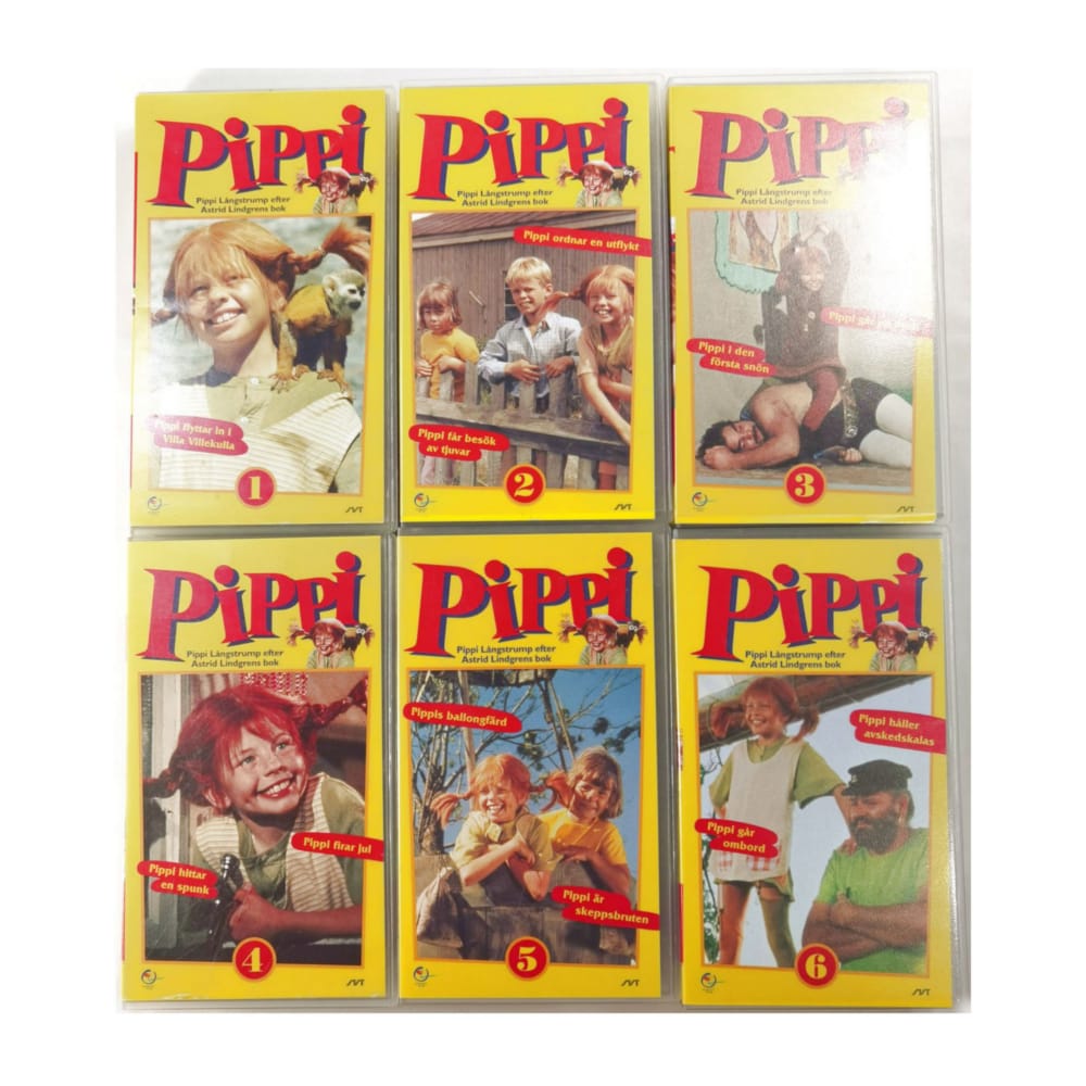 Pippi Långstrump 1-6