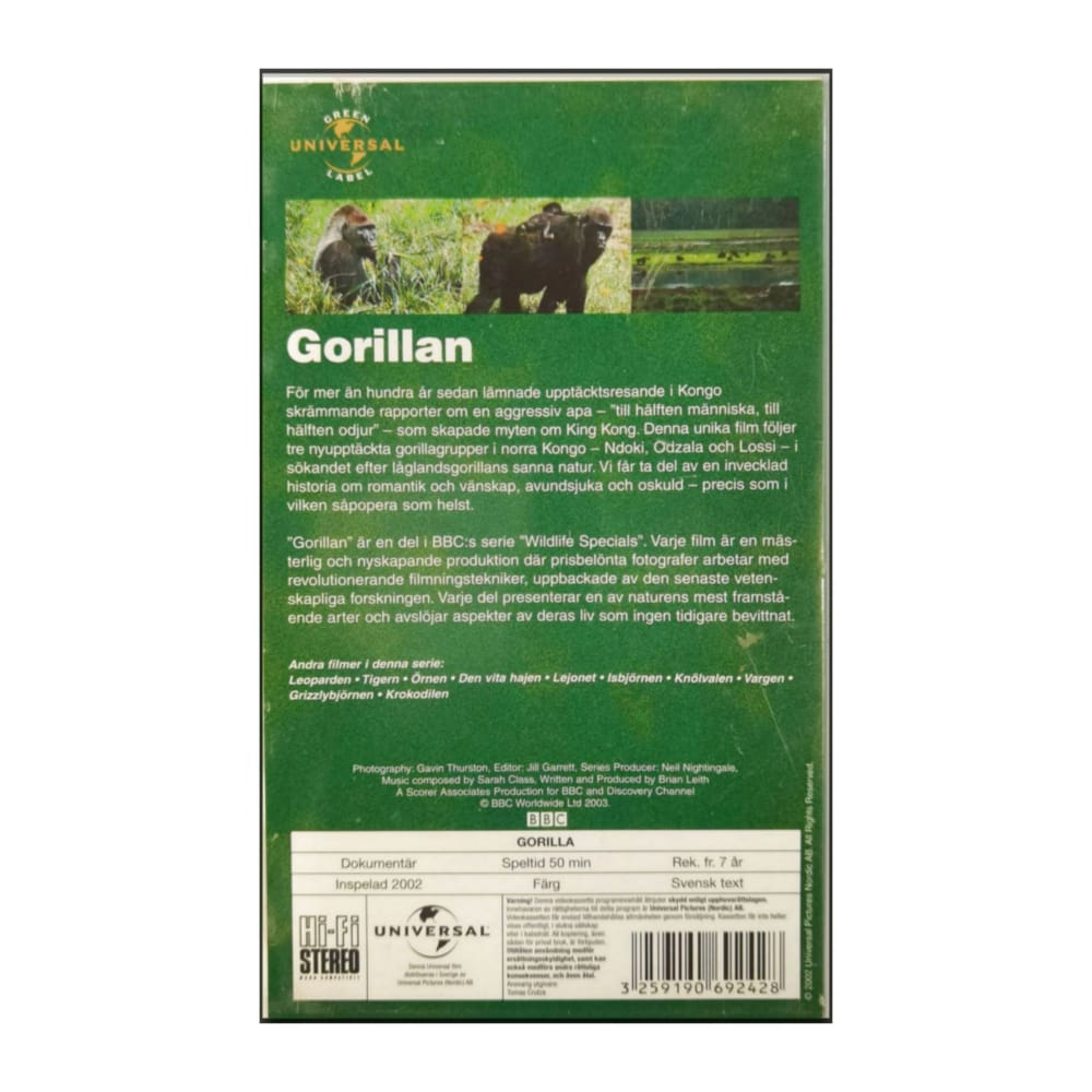 Wildlife Specials: Gorillan