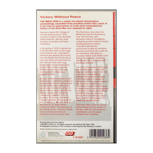 The Great War: Victory Without Peace