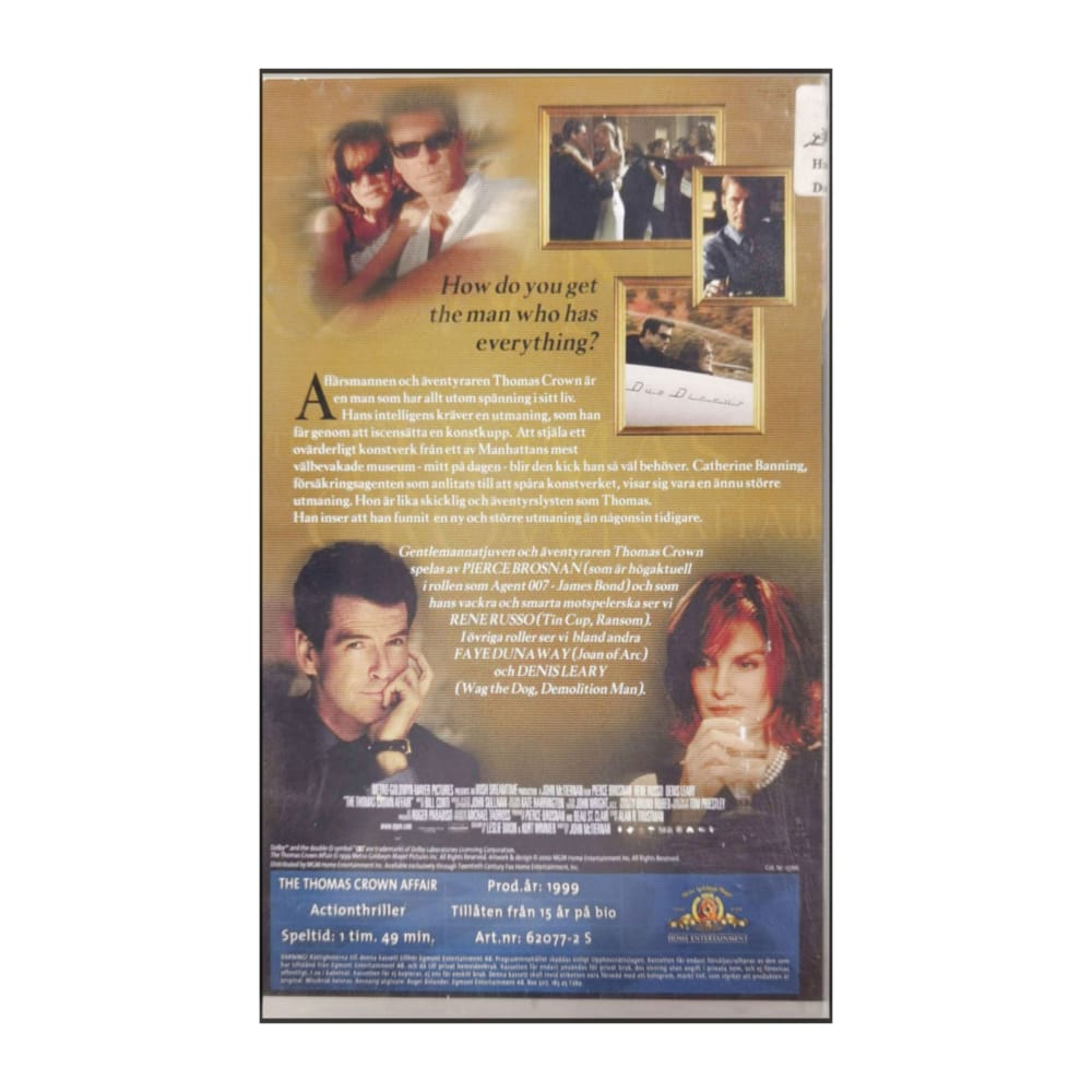 The Thomas Crown Affair | Äventyraren Thomas Crown