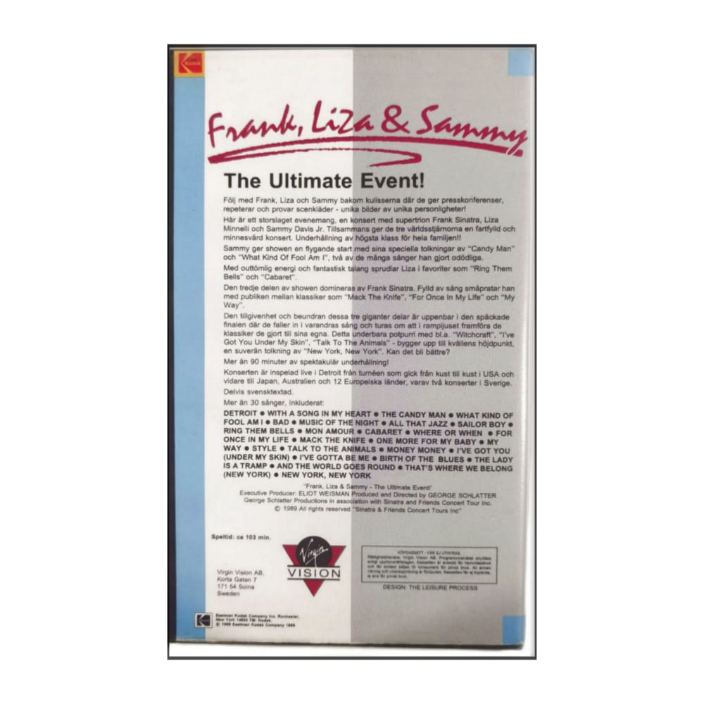 Frank & Liza & Sammy: The Ultimate Event