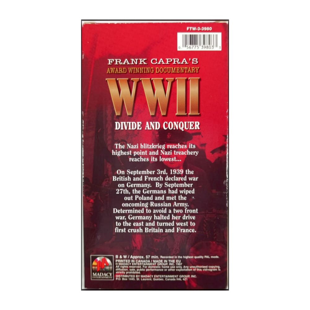 Wwii Divide And Conquer