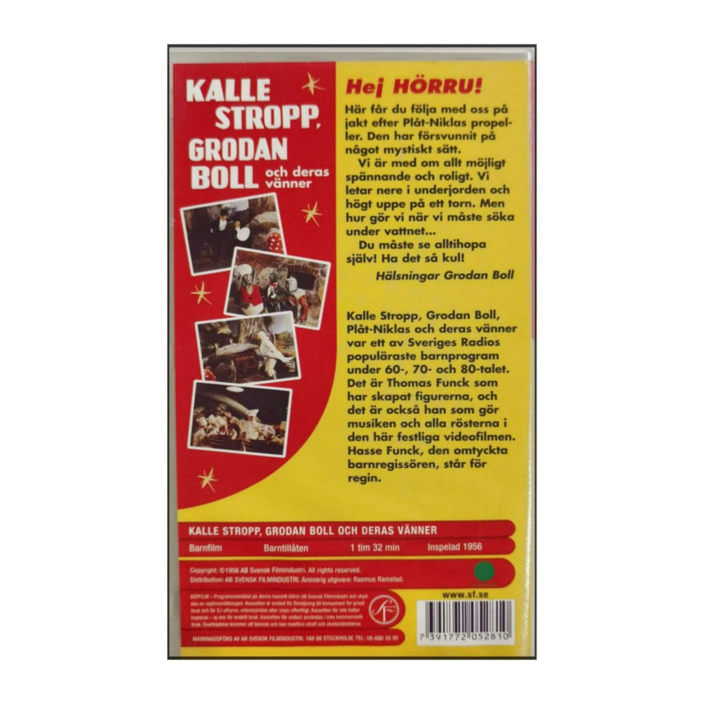Kalle Stropp Grodan Boll Och Deras Vänner (1956)