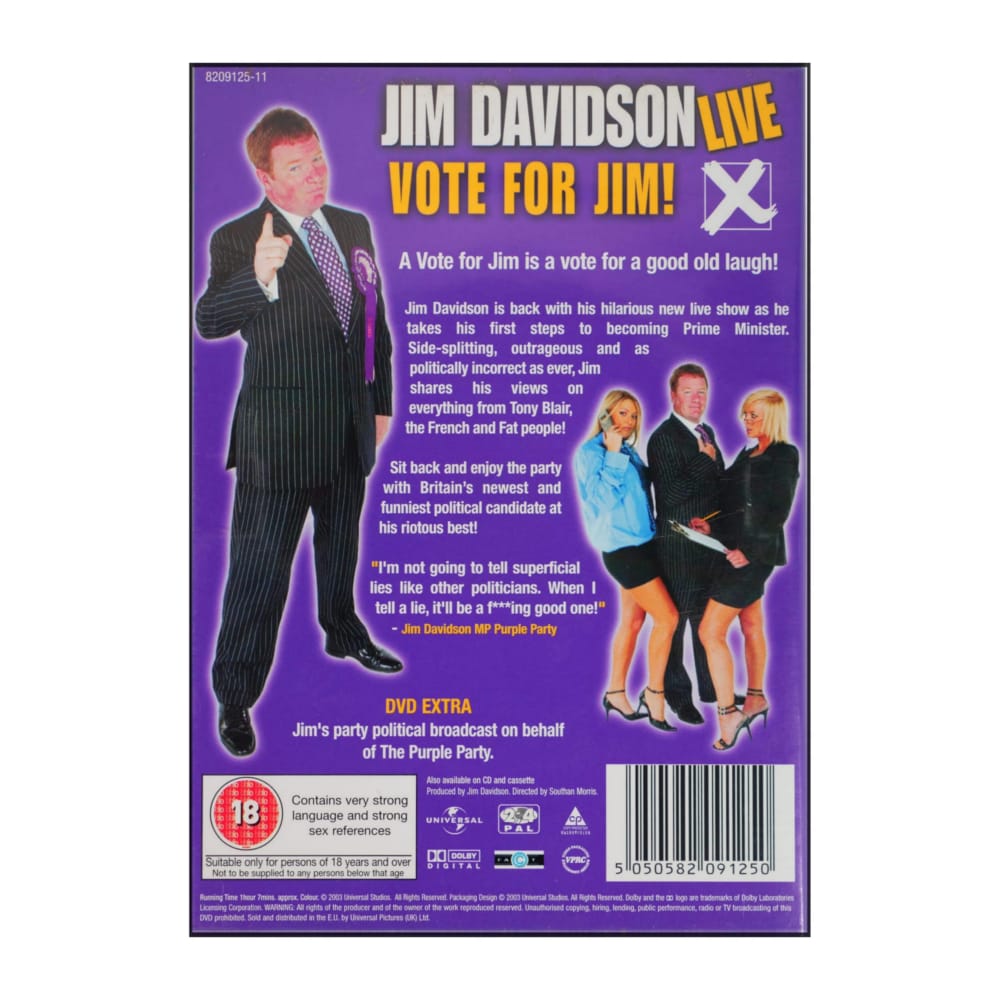 Jim Davidson Live: Vote For Jim!