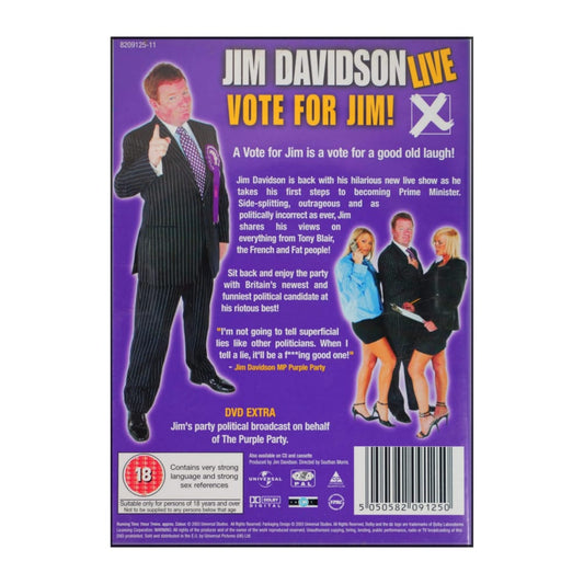 Jim Davidson Live: Vote For Jim!