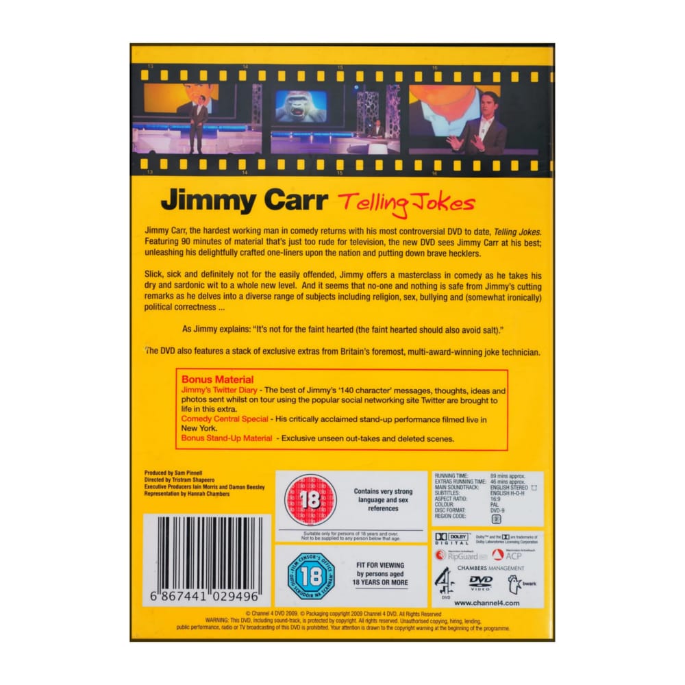 Jimmy Carr Telling Jokes