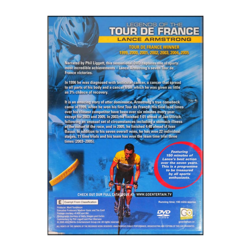 Legends Of The Tour De France: Lance Armstrong