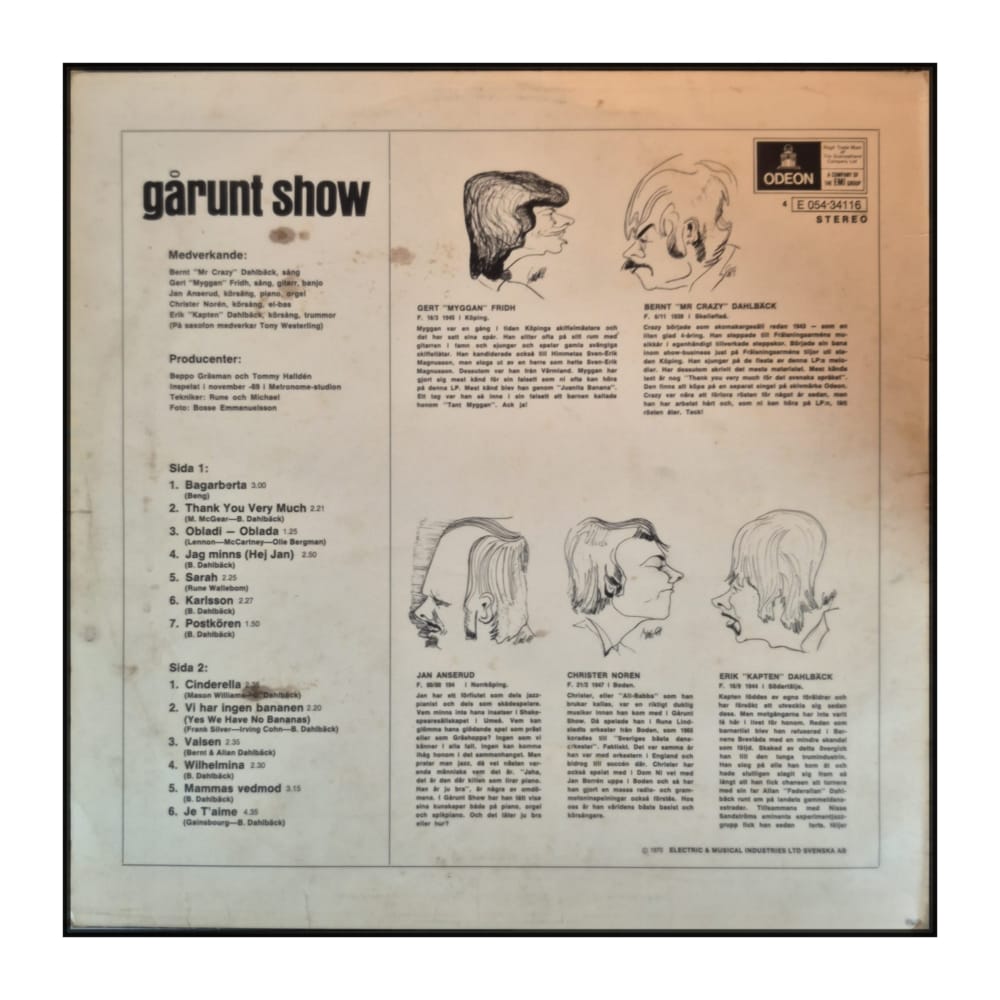 Gårunt Show: bagarberta