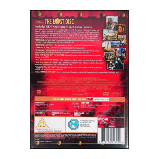Pirates Of The Caribbean: The Curse Of The Black Pearl - The Lost Disc--