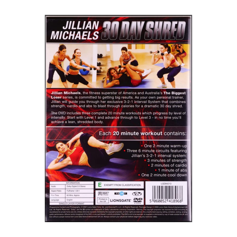 Jillian Michaels: 30 Day Shred