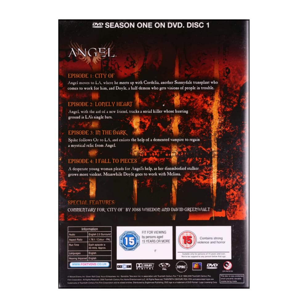 Angel: Episodes 1.01-1.04