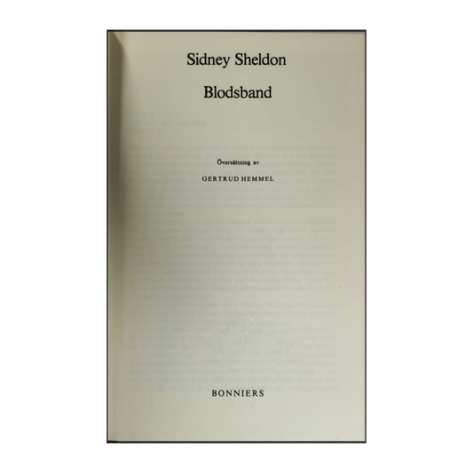 Sidney Sheldon: Blodsband