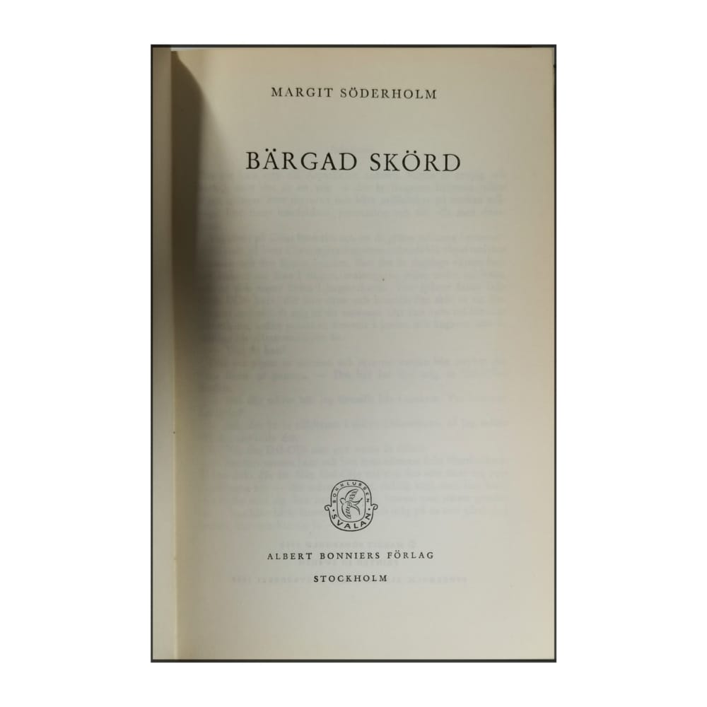 Margit Söderholm: Bärgad Skörd