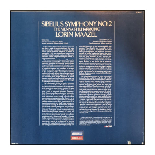 Lorin Maazel: Sibelius Symphony No. 2