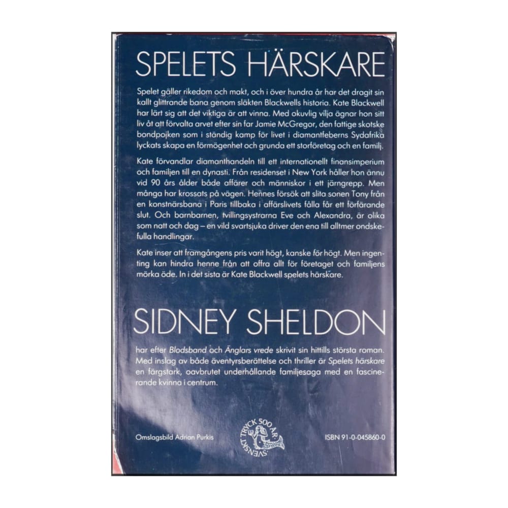 Sidney Sheldon: Spelets Härskare