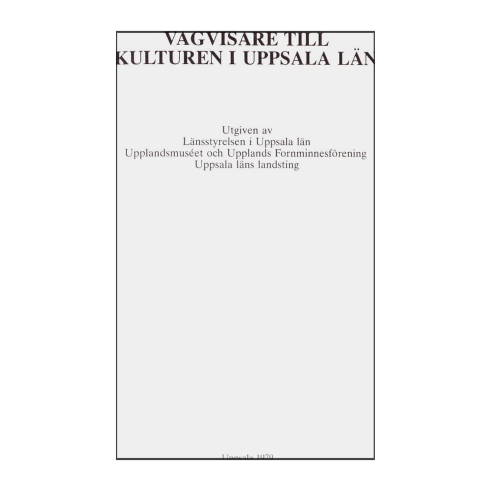Vägvisare Till Kulturen I Uppsala Län