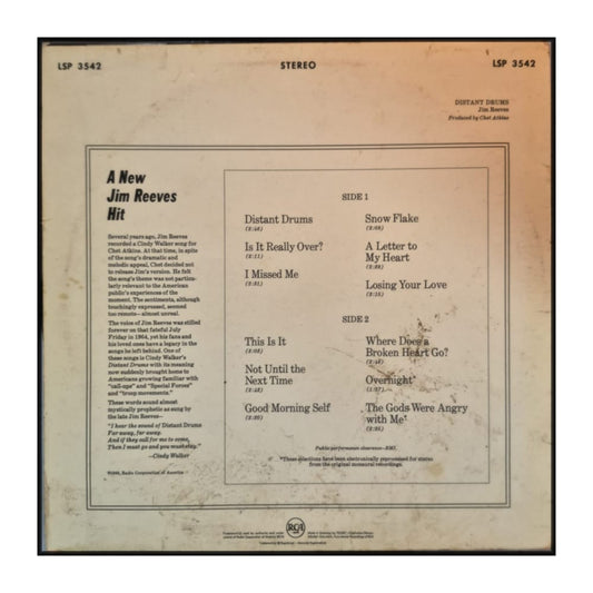 Jim Reeves: Distant Drums