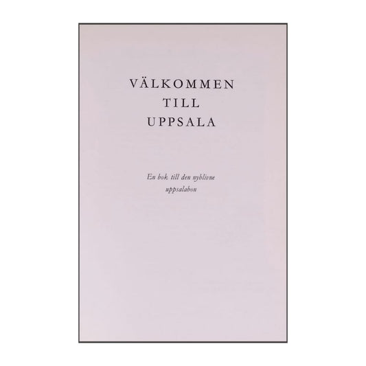 Välkommen Till Uppsala