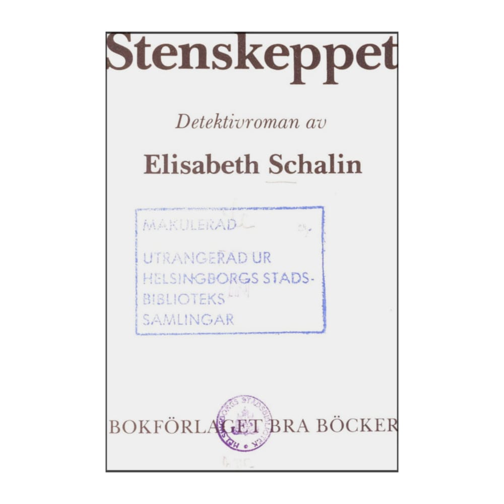 Elisabeth Schalin: Stenskeppet