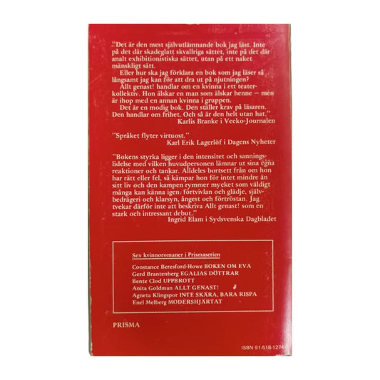 Anita Goldman: Allt Genast