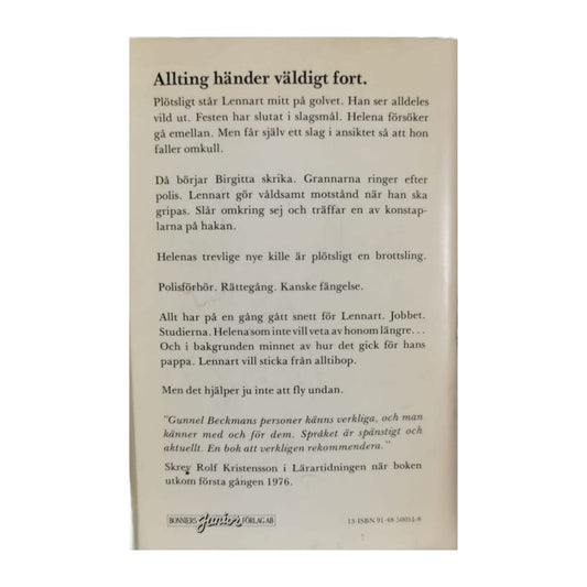 Gunnel Beckman: Ett Slag I Ansiktet