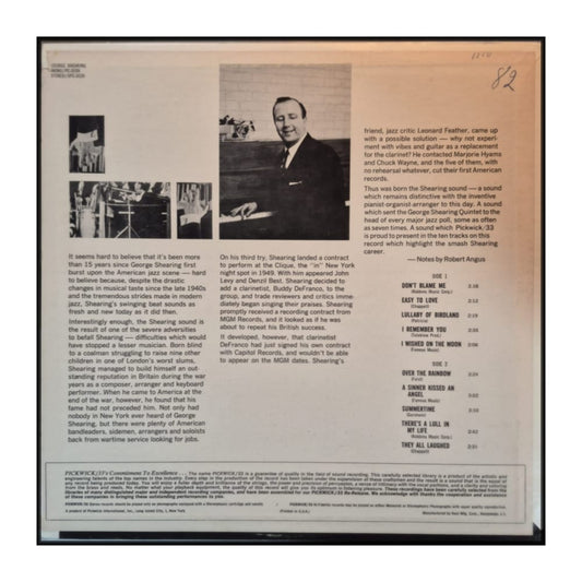 George Shearing: Lullaby Of Birdland
