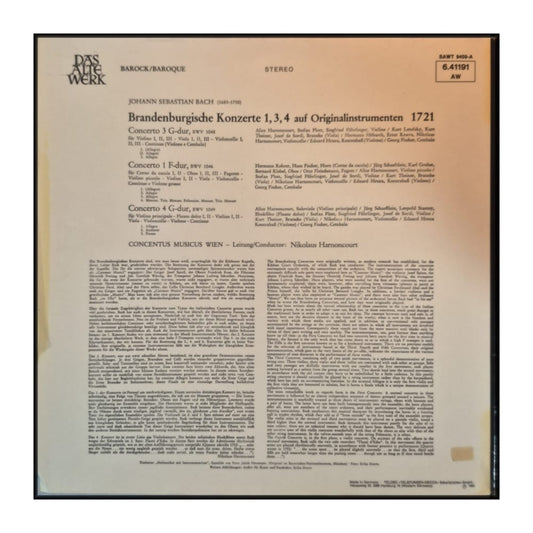 Johann Sebastian Bach: Brandenburgische Konzerte 1 · 3 · 4