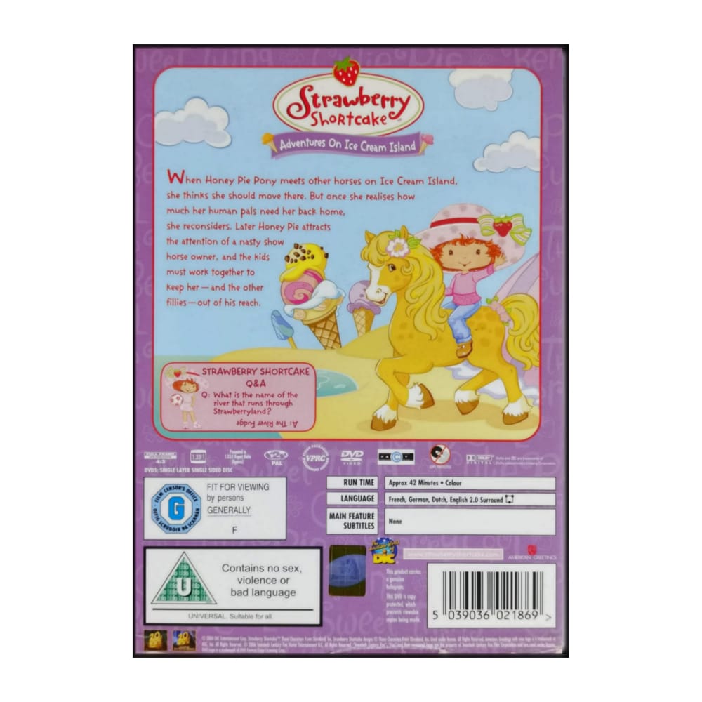 Strawberry Shortcake: Adventures On Ice Cream Island