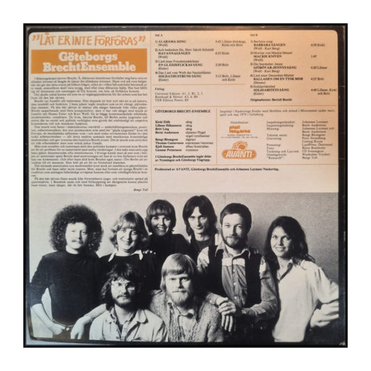 Göteborgs Brechtensemble: Låt Er Inte Förföras