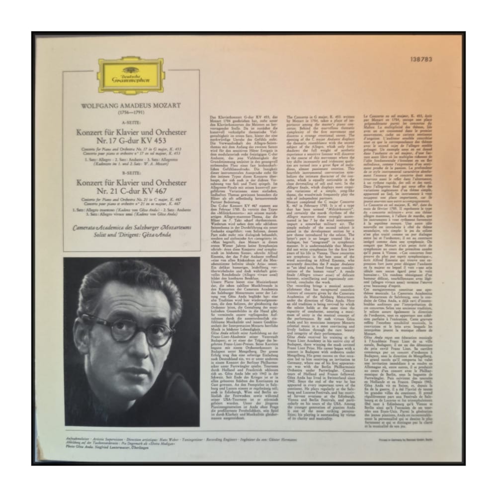 Géza Anda: Mozart: Klavierkonzerte · Piano Concertos