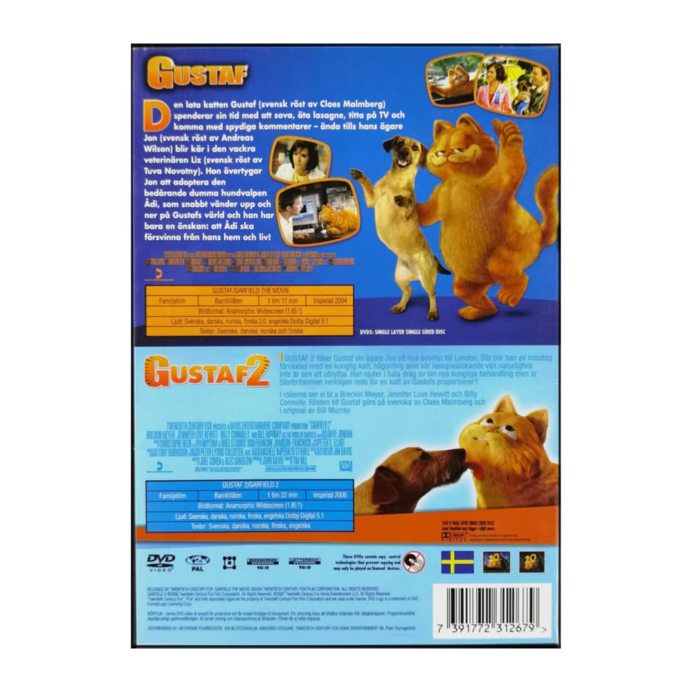 Garfield 1-2 | Gustaf 1-2