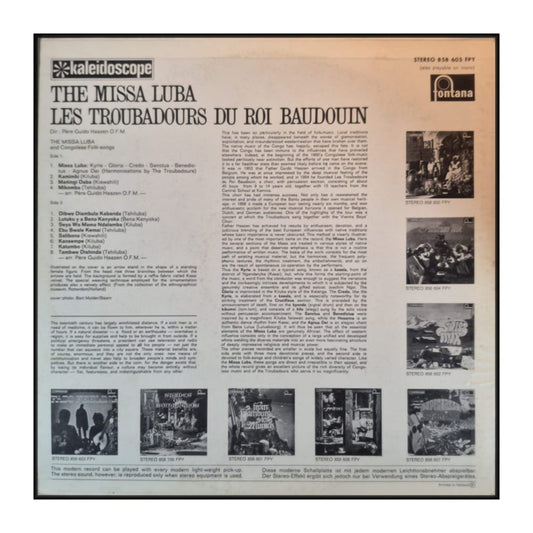 Les Troubadours Du Roi Baudouin: The Missa Luba