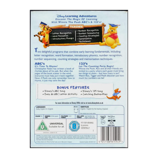 Winnie The Pooh: Abc’S & 123’S