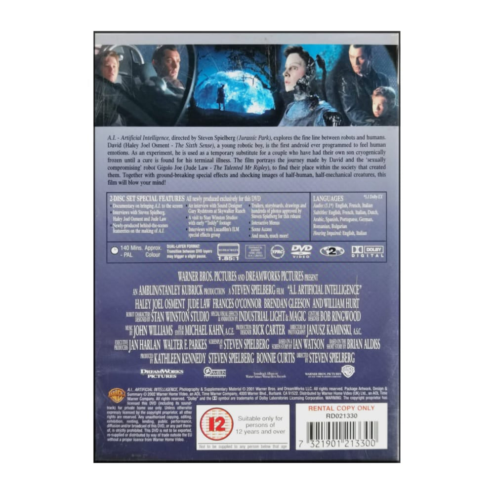 A.I. Artificial Intelligence