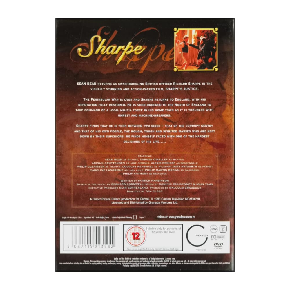 Sharpe: Sharpe'S Justice